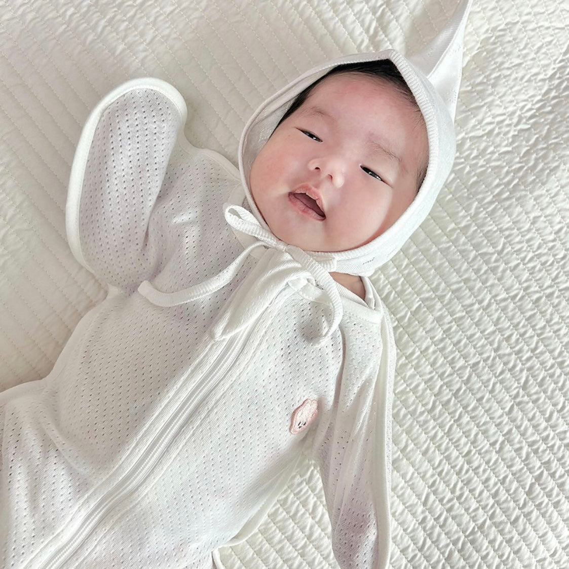 韓國製新生兒透氣蝴蝶衣(不含螢光劑) Newborn Swaddle