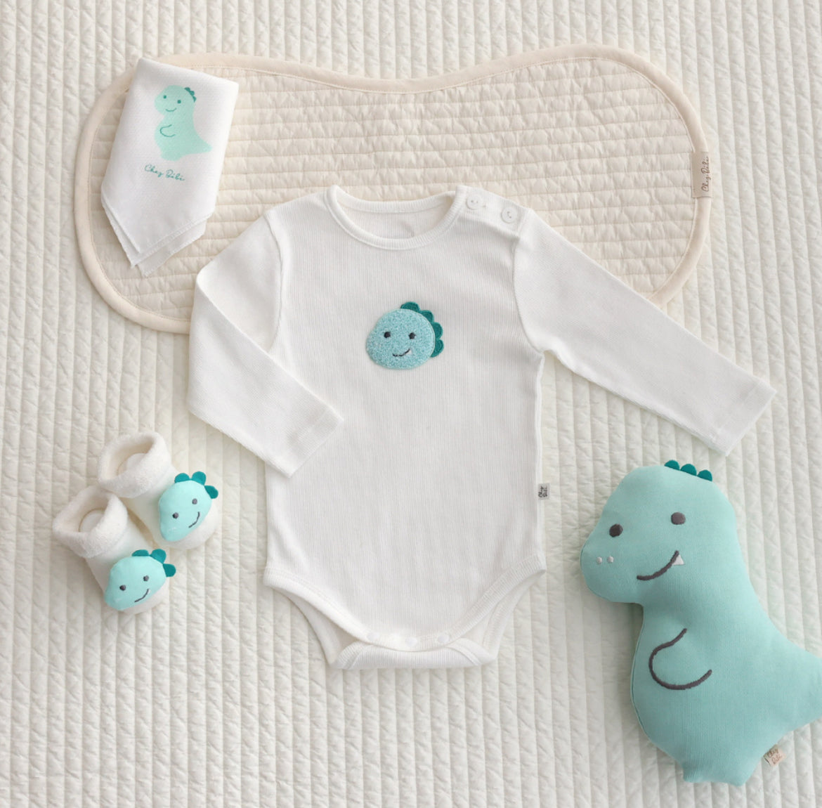 韓國製柔軟嬰兒連身衣包屁衣 Long sleeve Soft Baby Bodysuit