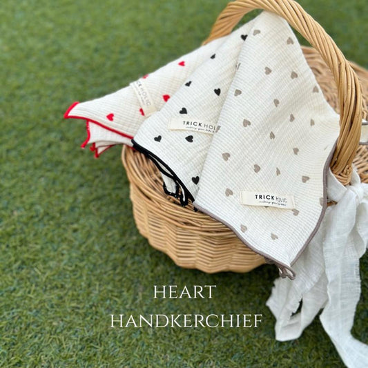 日本心心二重紗柔軟紗巾套裝 Heart 2-layers Gauze Handkerchief Set