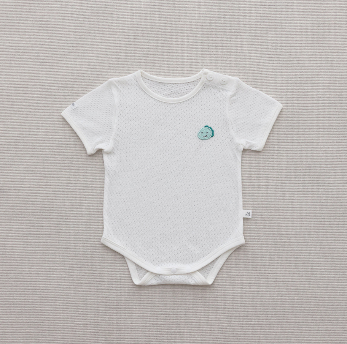 韓國製新生兒夏天透氣包屁衣 Newborn Mesh Bodysuit (0-6mo.)￼(不含螢光劑)