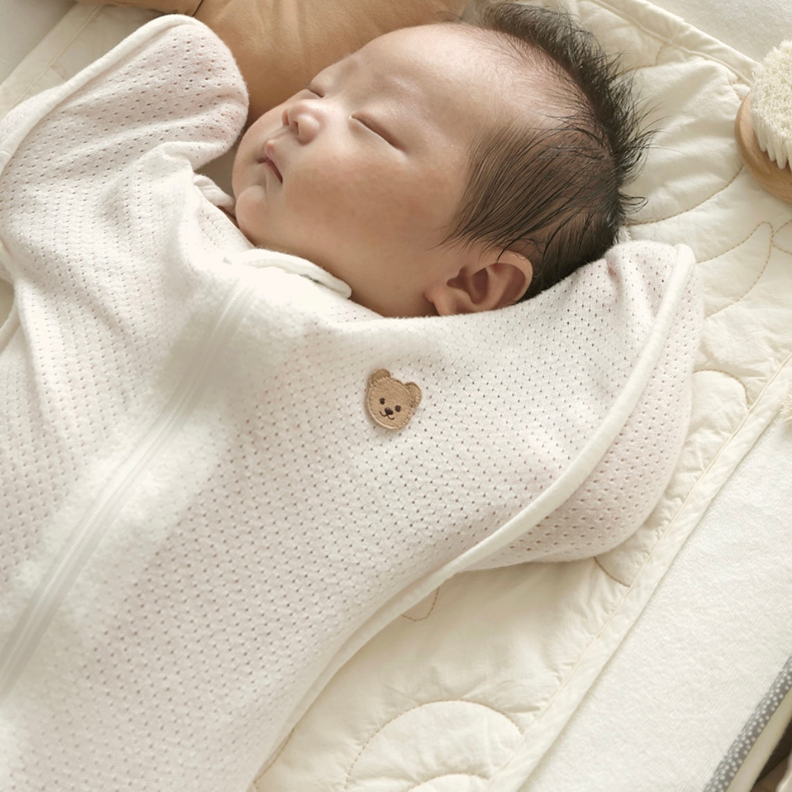 韓國製新生兒透氣蝴蝶衣(不含螢光劑) Newborn Swaddle