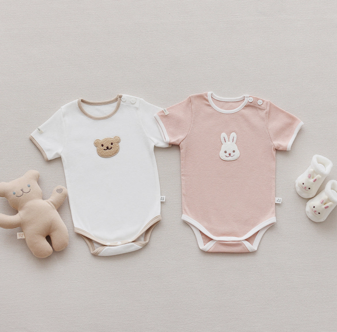 兔兔龍柔軟嬰兒包屁衣 Soft Baby Bodysuit