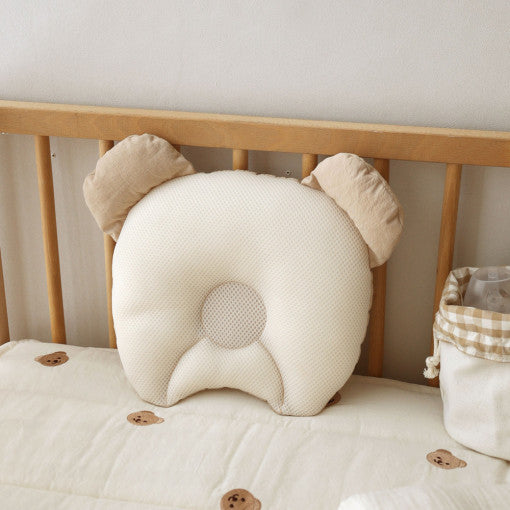 熊熊純棉透氣枕頭 Bear Baby Flat Pillow