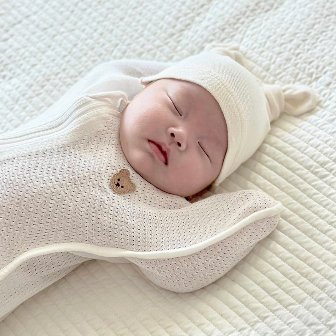 韓國製新生兒透氣蝴蝶衣(不含螢光劑) Newborn Swaddle