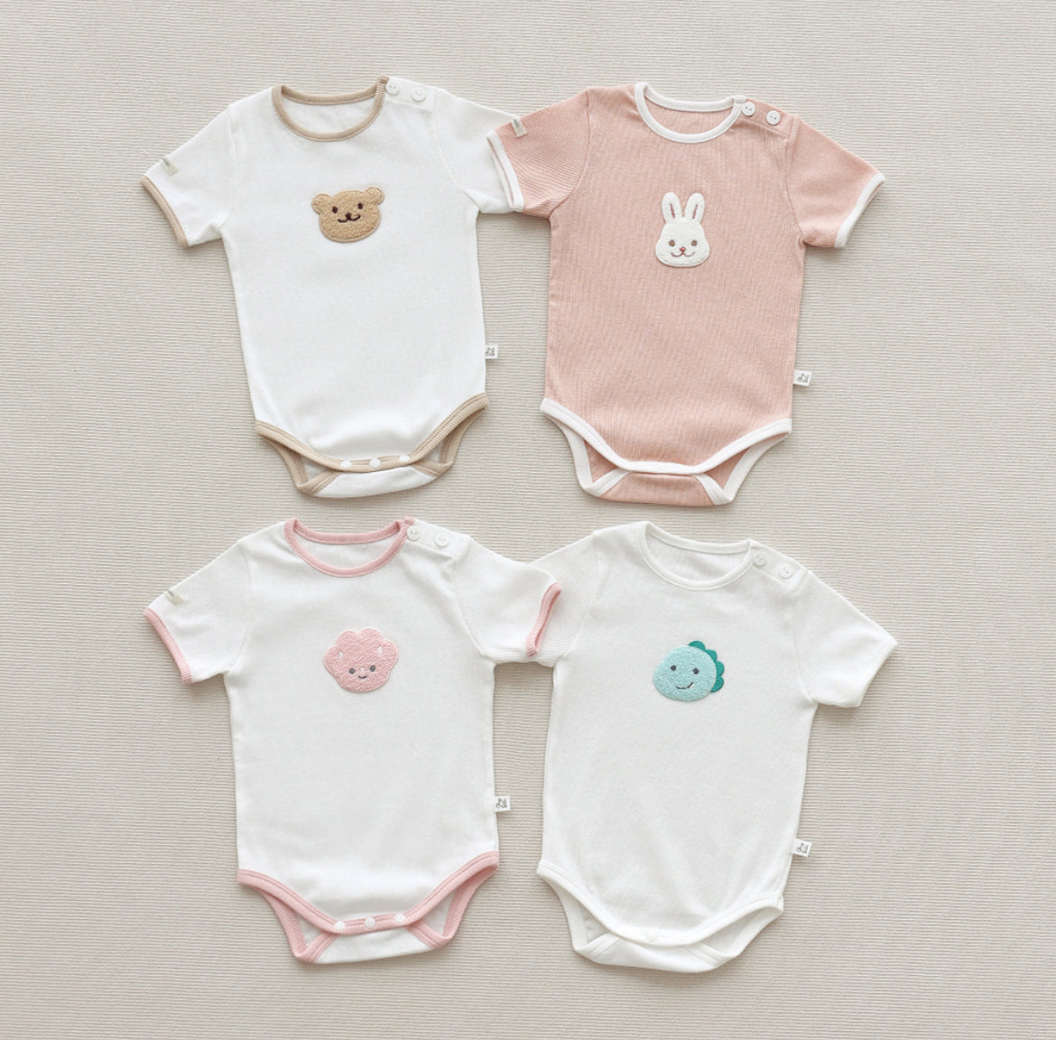 兔兔龍柔軟嬰兒包屁衣 Soft Baby Bodysuit