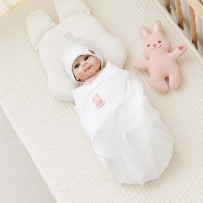 韓國製初生嬰兒包被 Newborn Blanket (不含螢光劑)