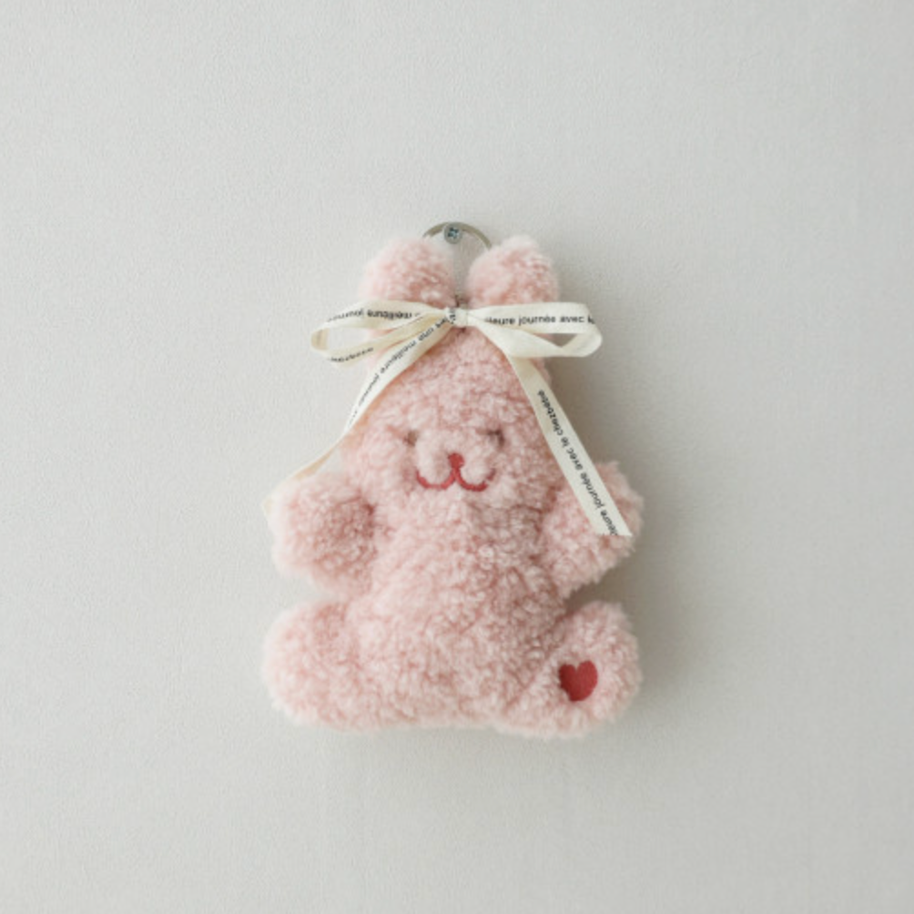 Chezbebe Teddy Bunny Keyring 韓國製毛公仔鎖匙扣