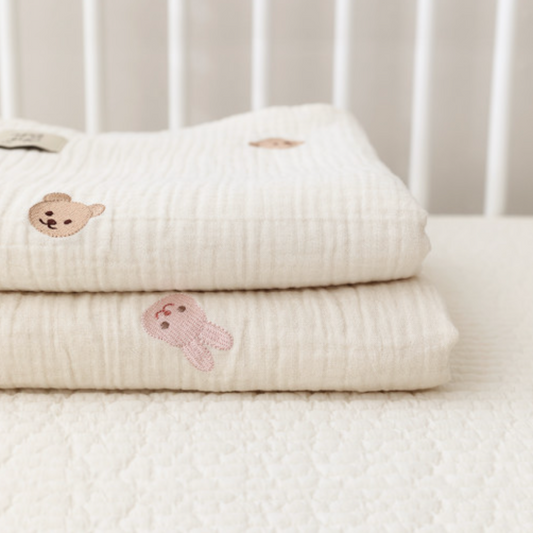 韓國熊熊六重紗被 Bear 6-layers Gauze Blanket