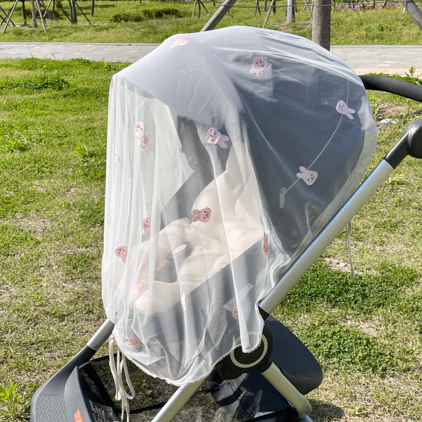 Rabbit Stroller Cover 兔兔嬰兒車蚊網