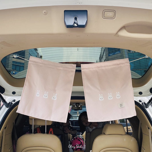 兔兔遮光簾 Chezbbit Car Sunshade (Curtain-style)