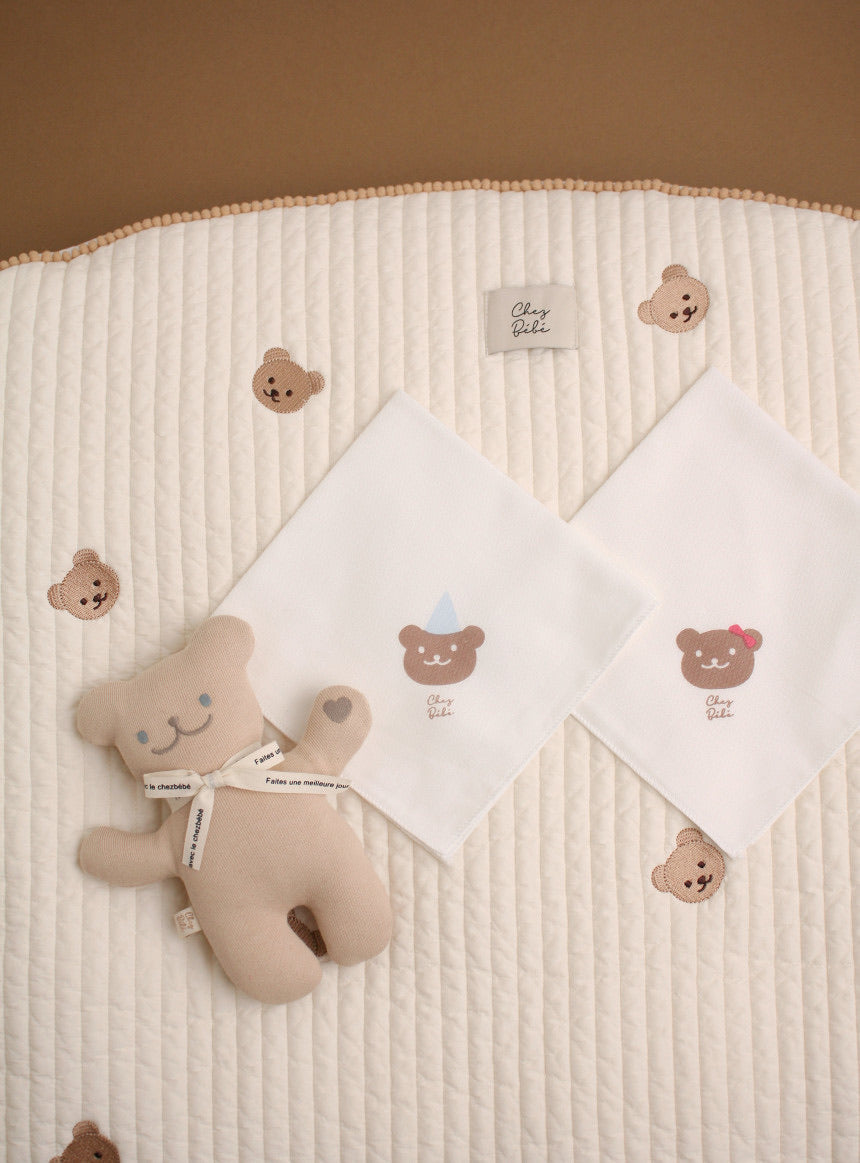 韓國高質圖案紗巾8件套(限時額外多送1條♥︎) Chezbebe Cotton Handkerchief Set