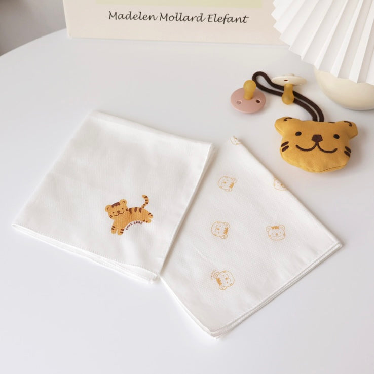 韓國高質圖案紗巾8件套(限時額外多送1條♥︎) Chezbebe Cotton Handkerchief Set